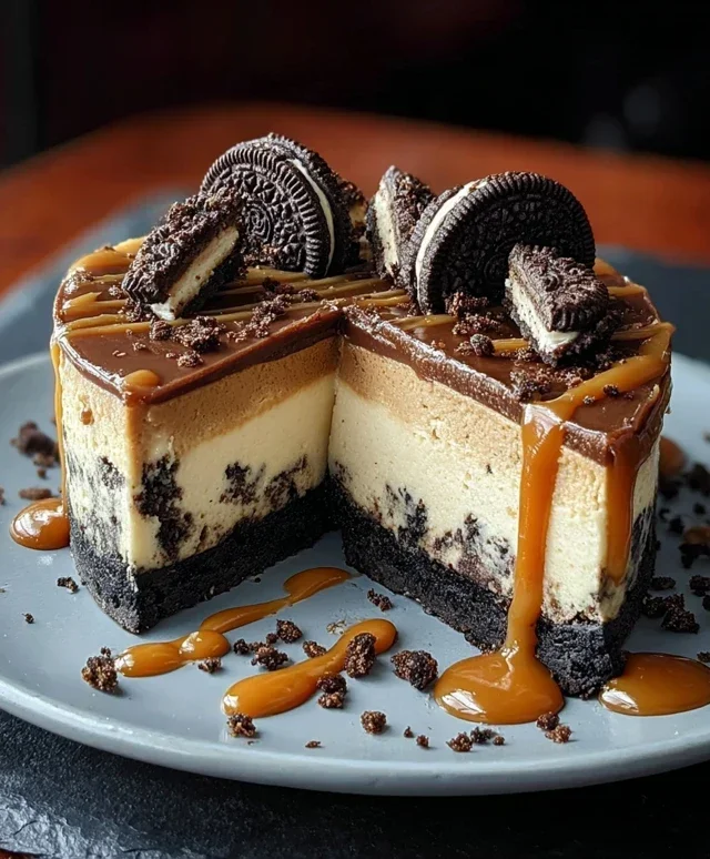 Oreo & Caramel Cheesecake
