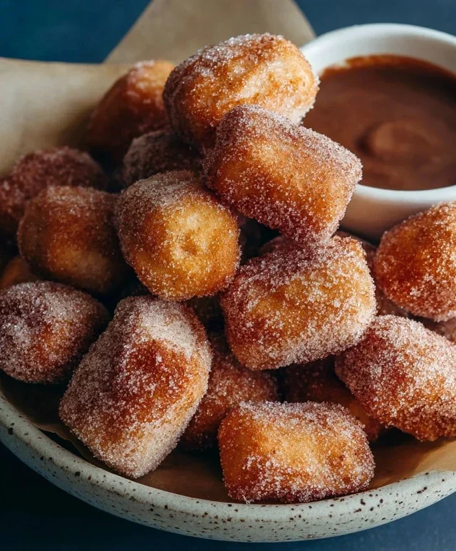 Sweet Air Fryer Churro Bites Recipe
