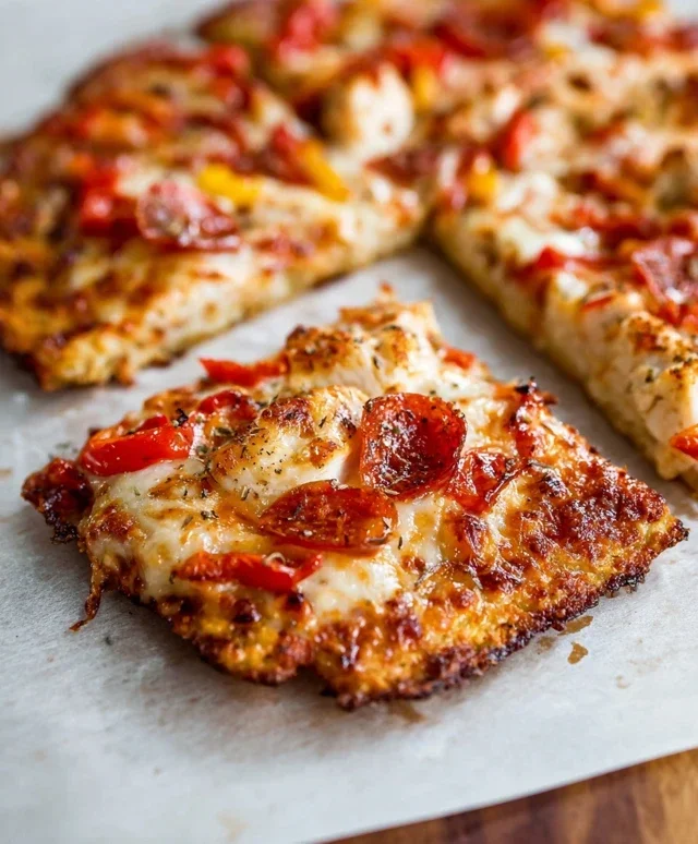 Chicken Crust Pizza (Easy Low Carb Recipe)