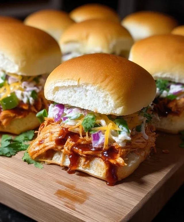 BBQ Chicken Sliders