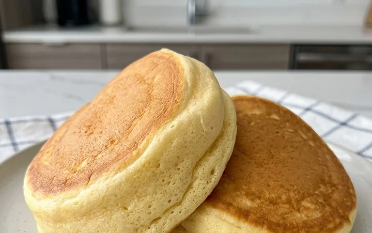 Fluffy Japanese Soufflé Pancakes