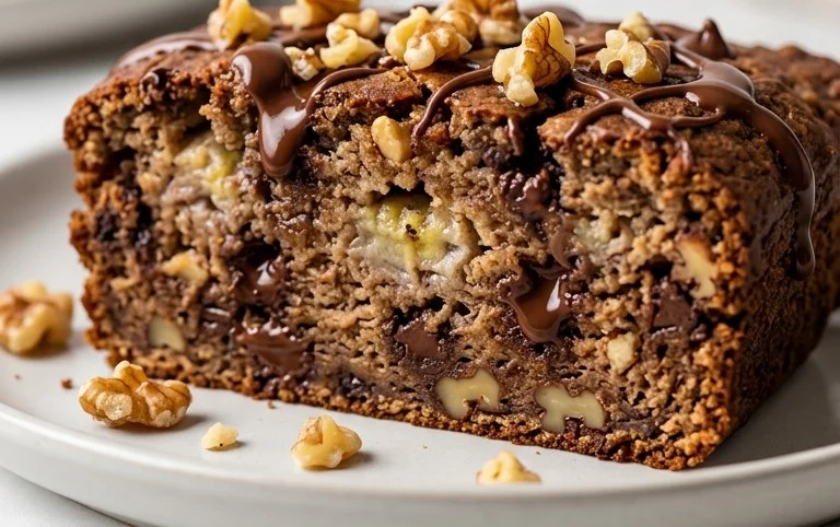 Healthy 5-Ingredient Flourless Banana Bread