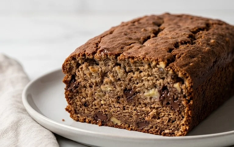 Healthy 5-Ingredient Flourless Banana Bread
