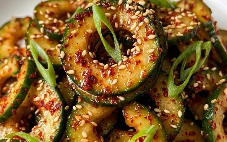 Spiral Cucumber Salad: Korean-Inspired Recipe