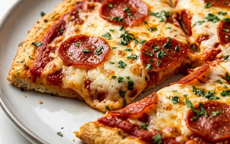 Chicken Crust Pizza (Low Carb + High Protein