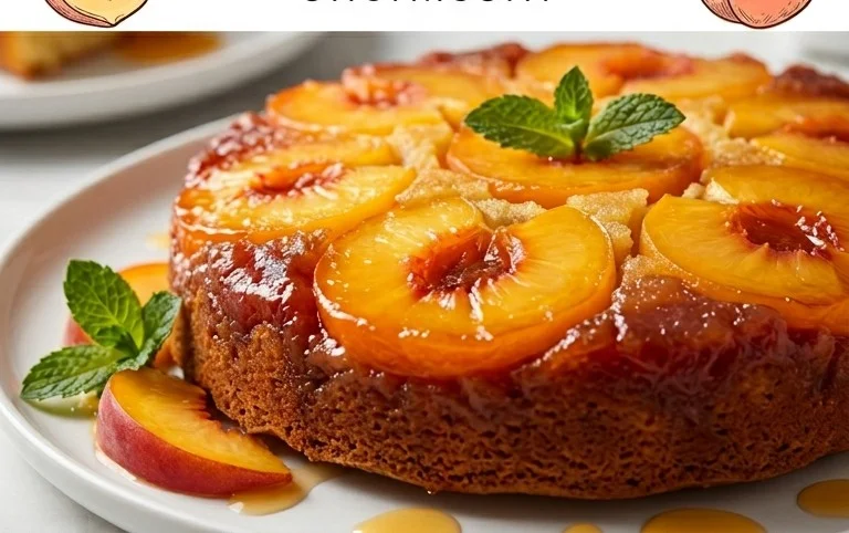 Peach Upside-Down Cake Recipe