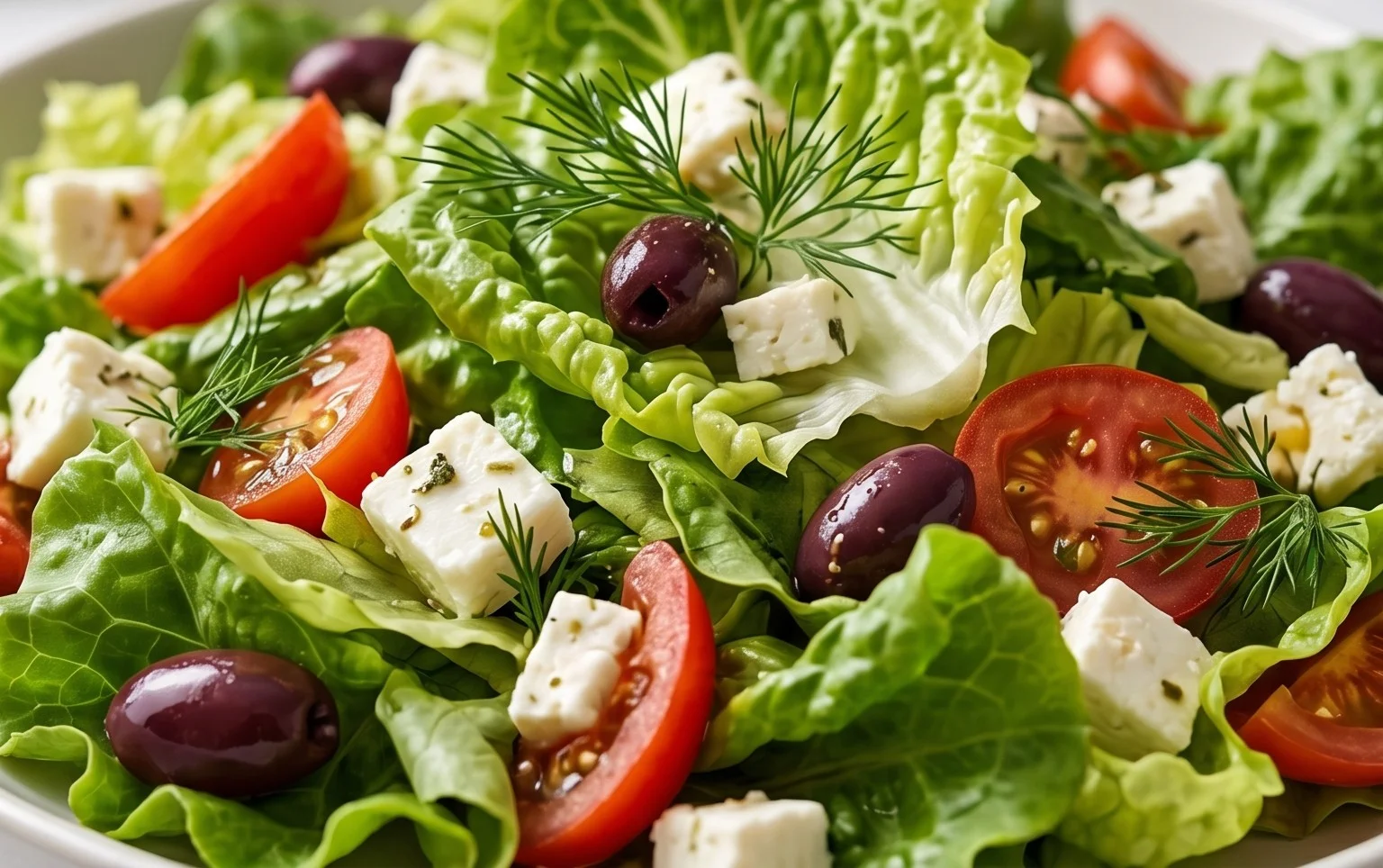 Maroulosalata (Greek Lettuce Salad)