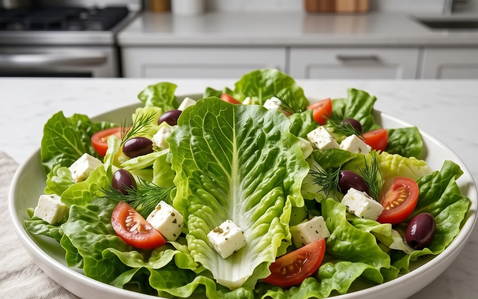 Maroulosalata (Greek Lettuce Salad)