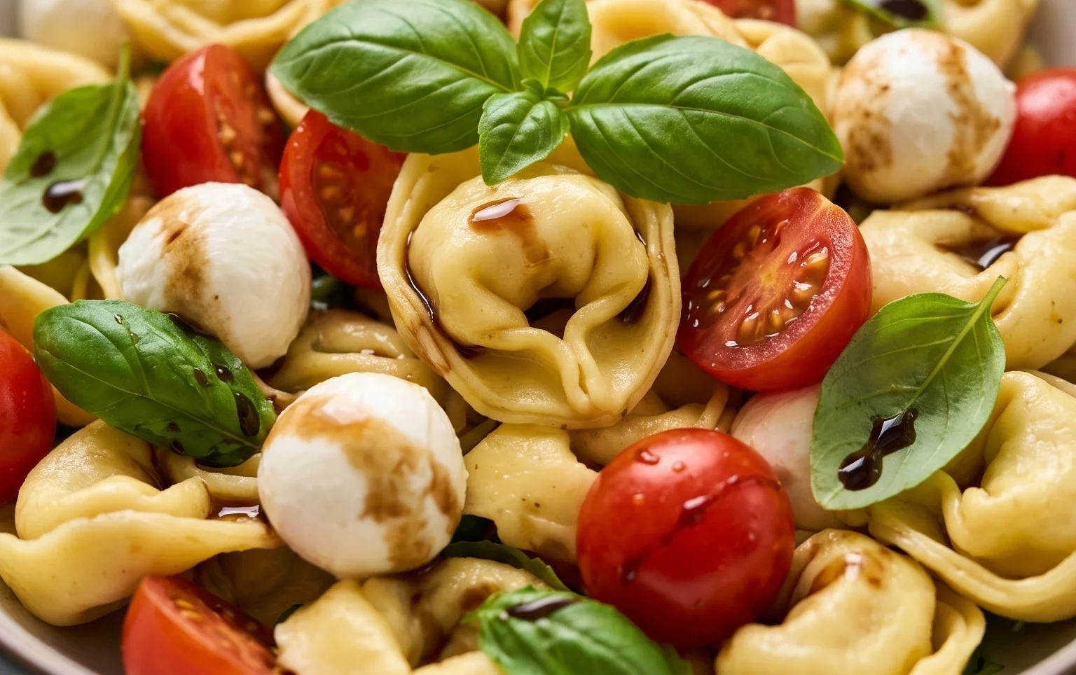 Tortellini Caprese Salad