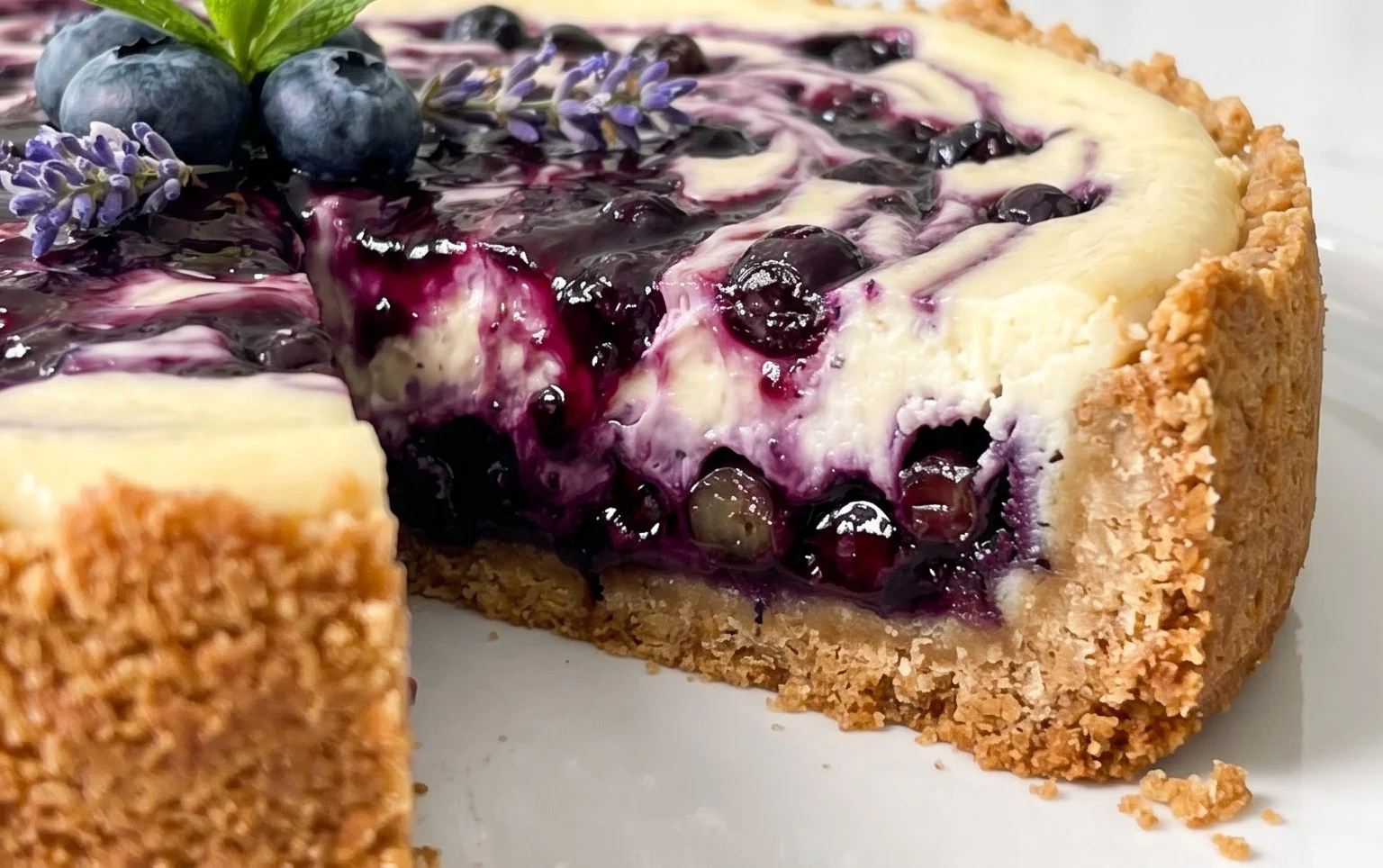 Nova Scotia Blueberry Cream Cake