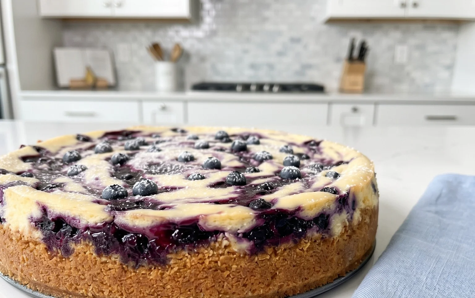 Nova Scotia Blueberry Cream Cake