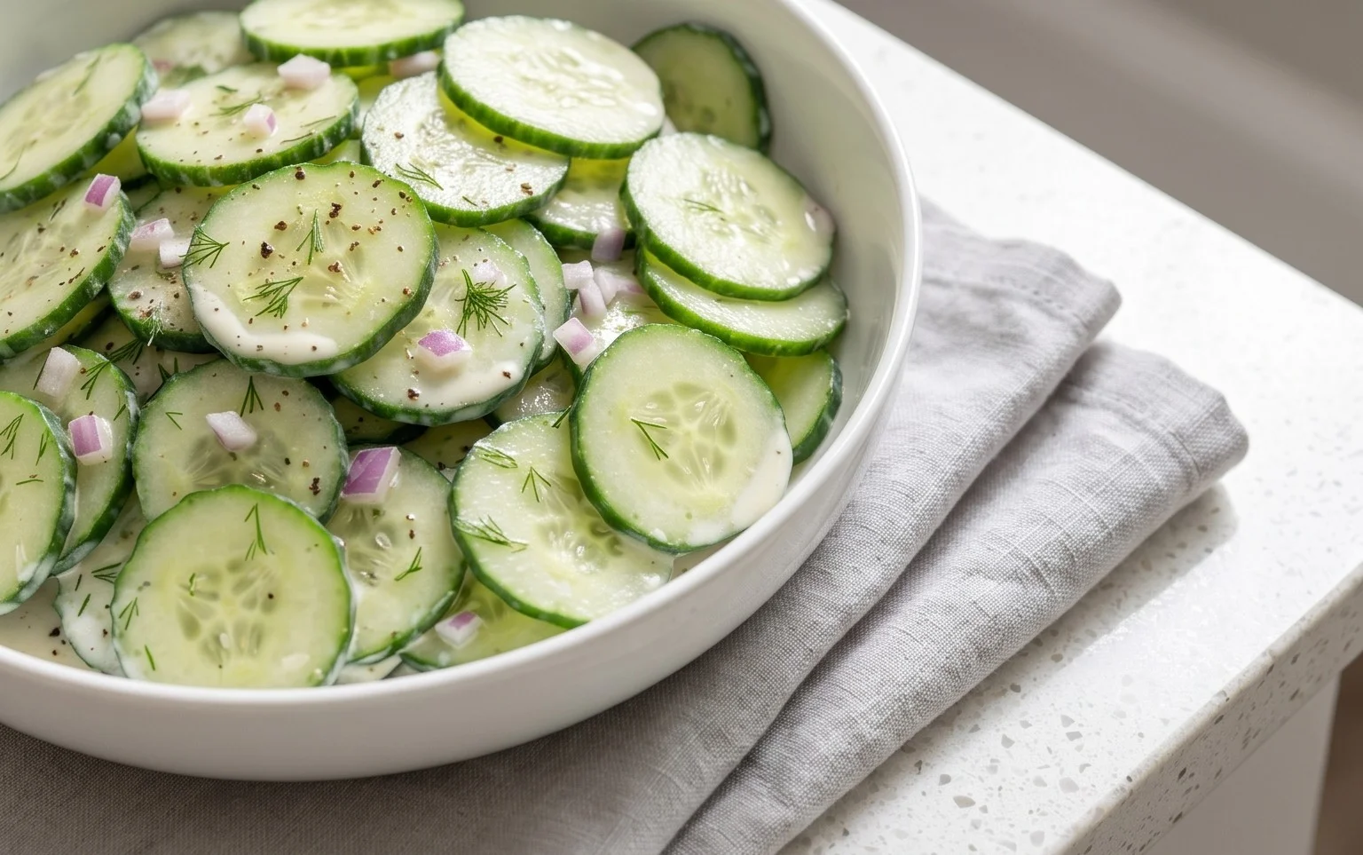Polish Cucumber Salad