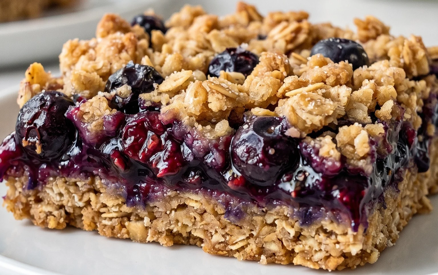 Blueberry Oatmeal Bars