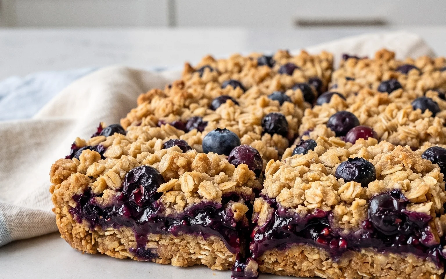 Blueberry Oatmeal Bars