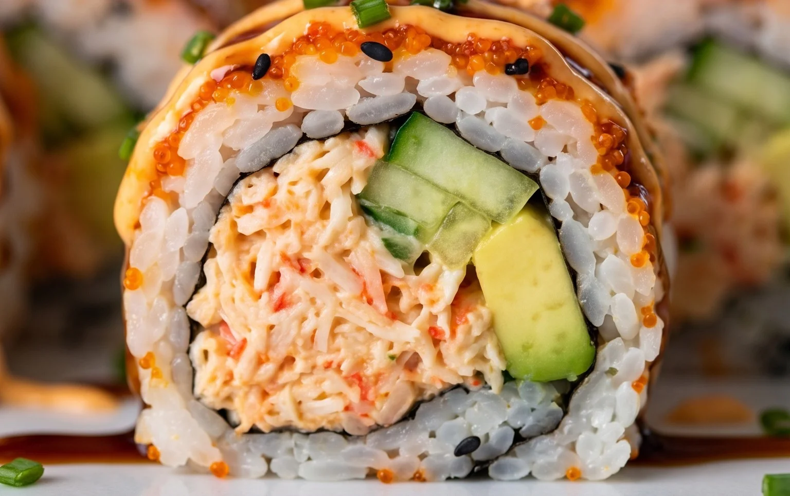 Kani Sushi (Spicy Crab Roll)