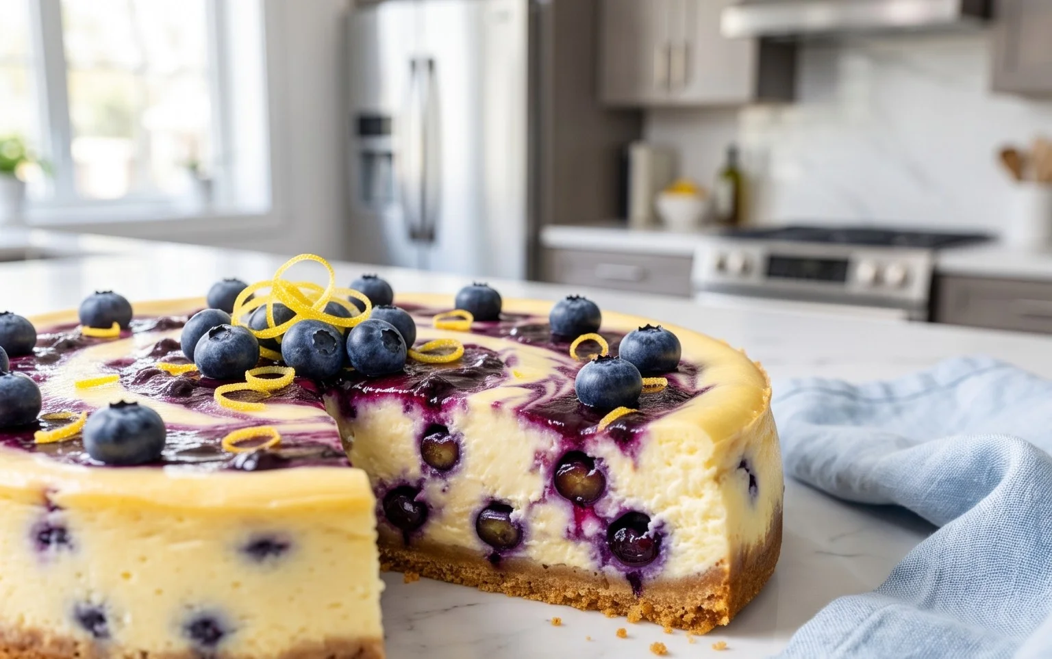Lemon Blueberry Cheesecake