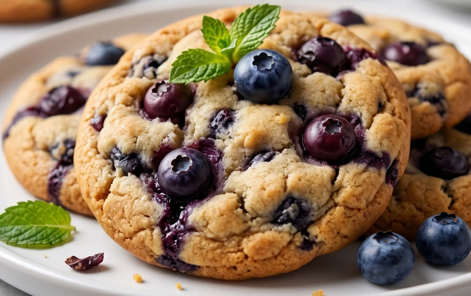 Best Ever Blueberry Cookies