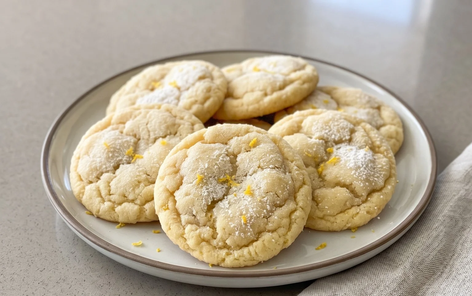 Soft & Chewy Lemon Cookies