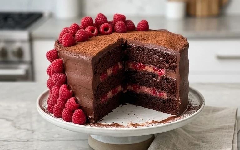 Chocolate Raspberry Cake