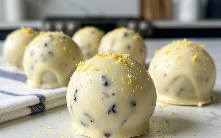 LEMON BLUEBERRY TRUFFLES