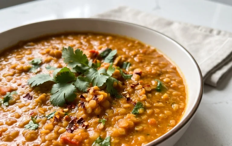 Spicy Red Lentil Curry