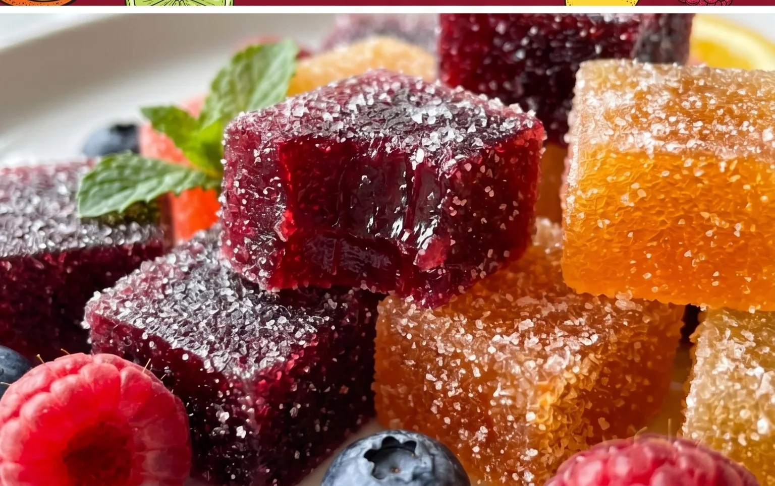 Homemade Pâtes de Fruits (no corn syrup)