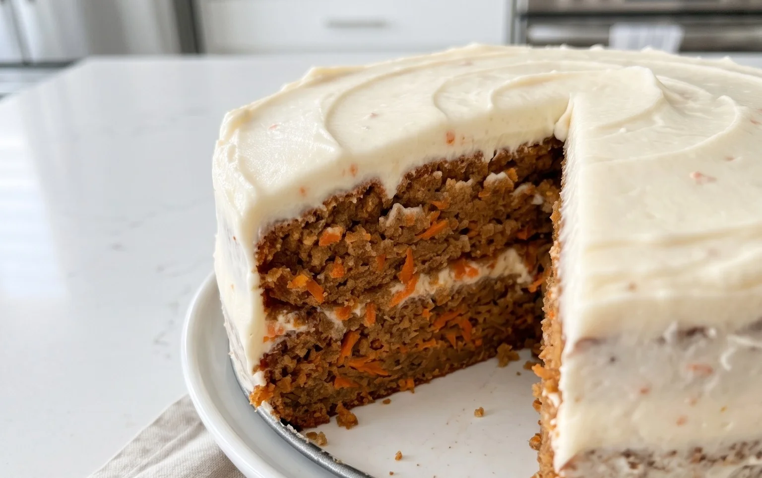 Easy Flourless Oatmeal Carrot Cake Recipe