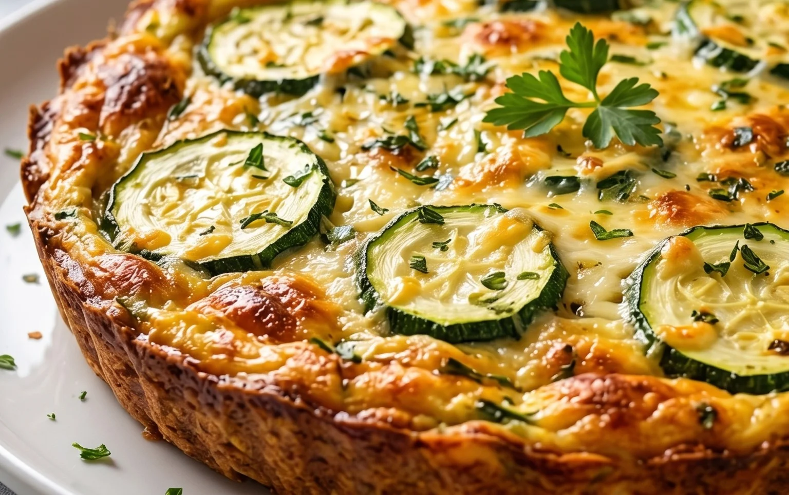 Crustless Zucchini Quiche Recipe