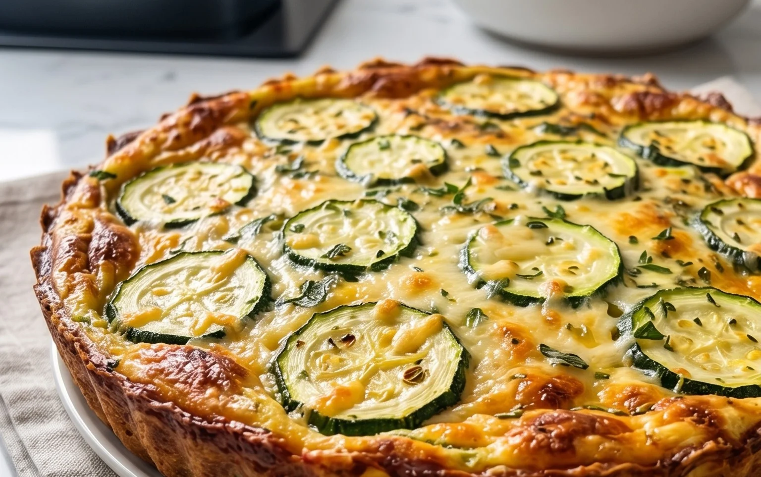 Crustless Zucchini Quiche Recipe