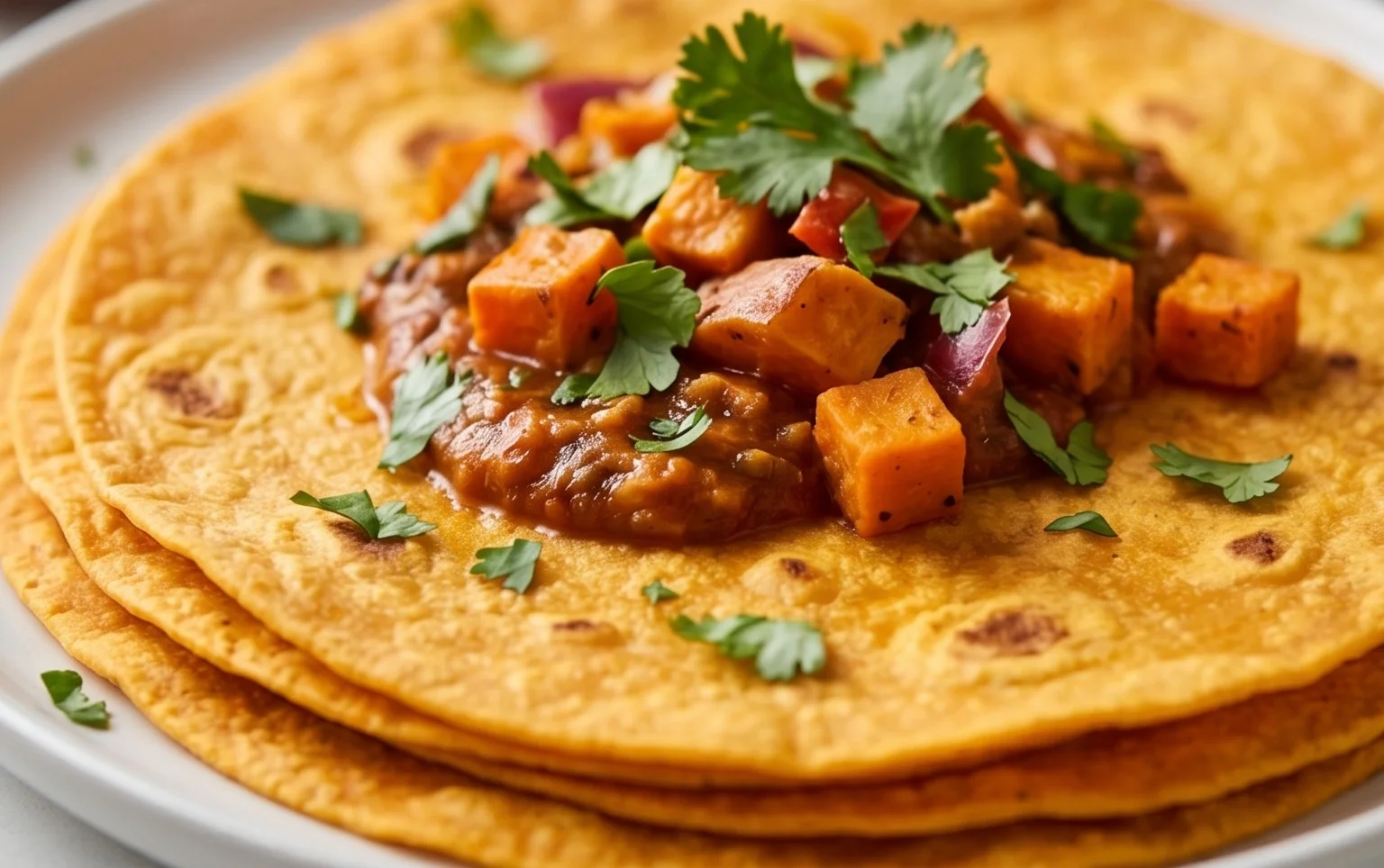 Sweet Potato Tortillas (Gluten-Free Vegan Wraps)