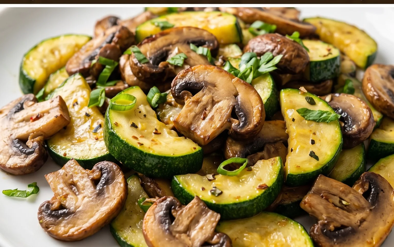 Skillet Zucchini and Mushrooms