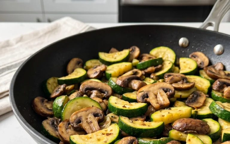 Skillet Zucchini and Mushrooms