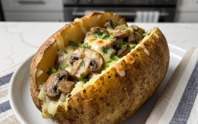 The Ultimate Stuffed Baked Potatoes with Mushrooms