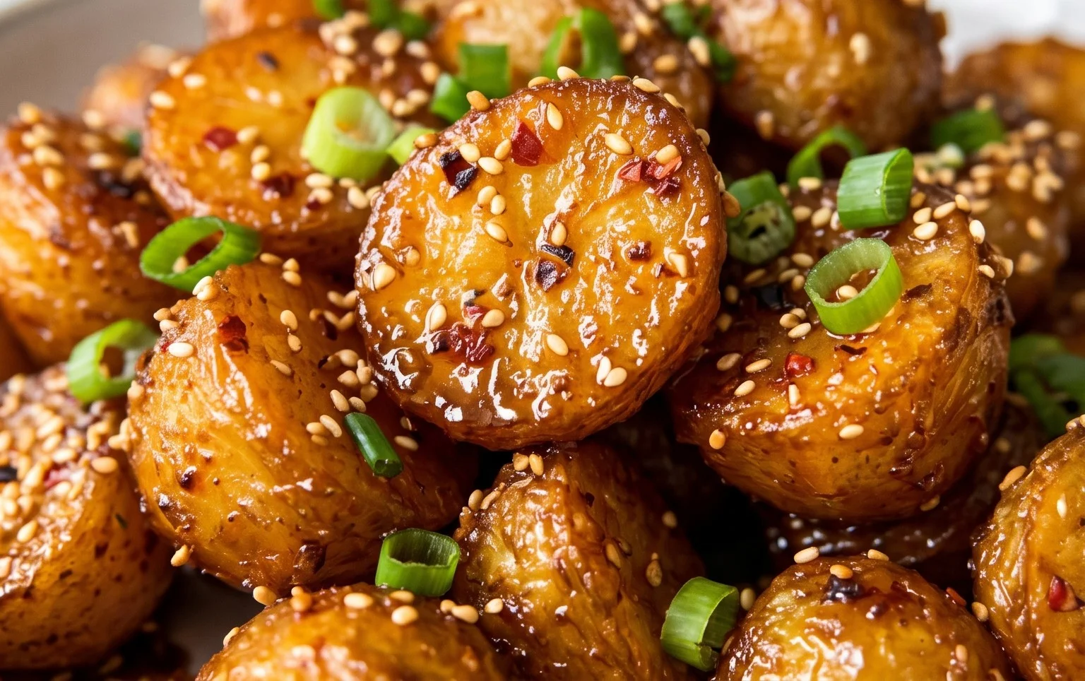 Crispy Honey Chilli Potatoes
