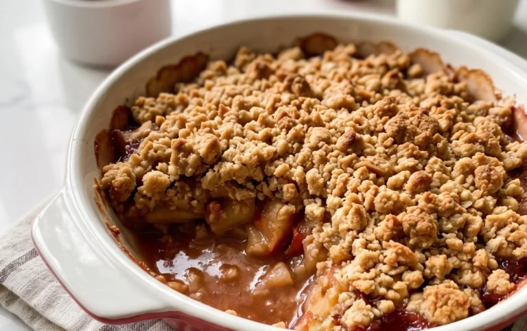 Healthy Breakfast Apple Crum extractble