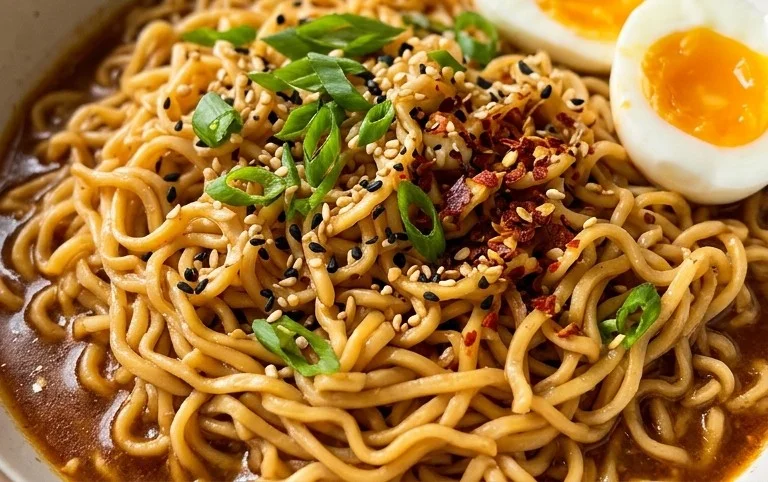 Easy Saucy Ramen Noodles