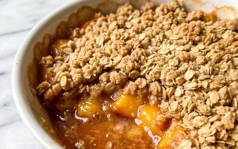 Fresh Peach Crisp Recipe