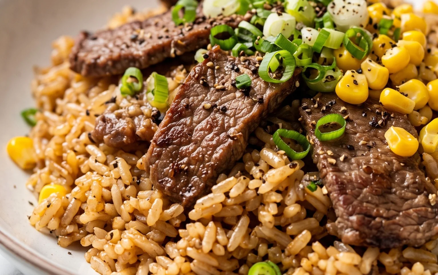 Beef Pepper Rice Bowl is a delicious meal option.