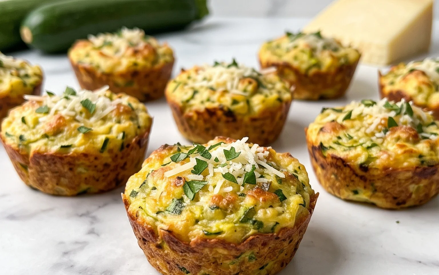 Zucchini Garlic Bites