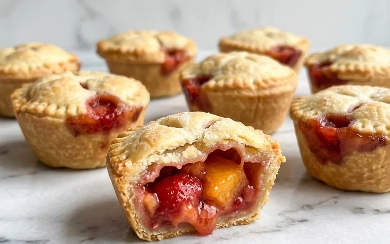 Strawberry Peach Pie Bites