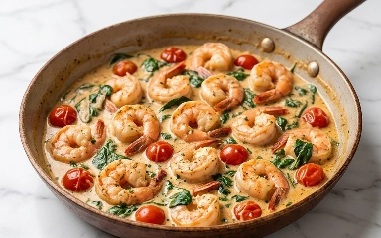 Tuscan Shrimp (One-Pan, 30-Minute Dinner)