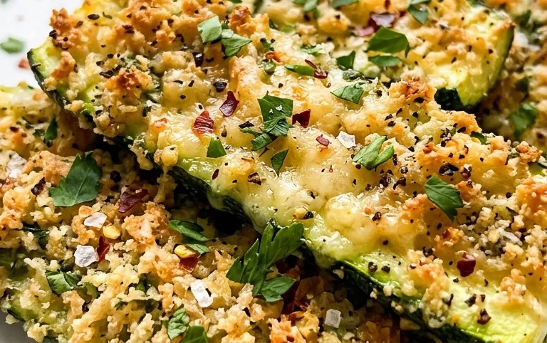 Baked Parmesan Zucchini