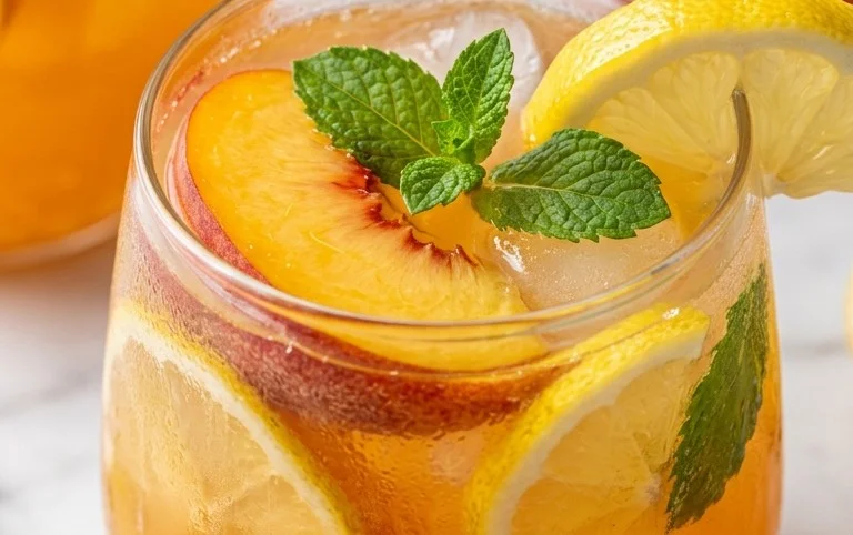 Refreshing Peach Lemonade