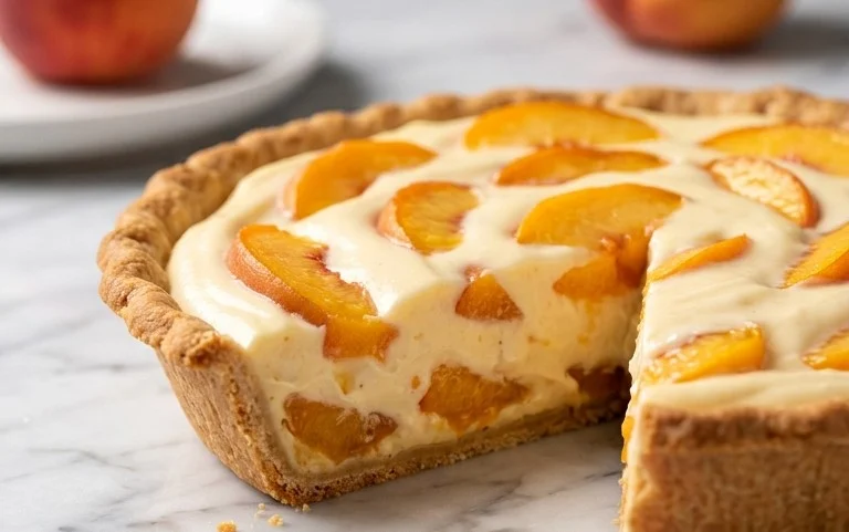 Peaches and Cream Pie
