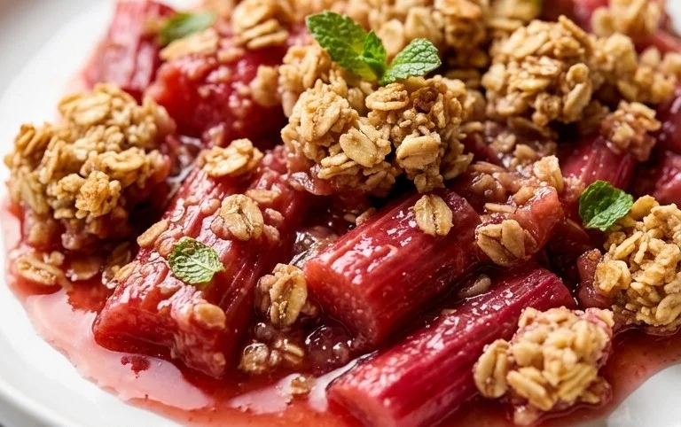 Easy Rhubarb Crisp