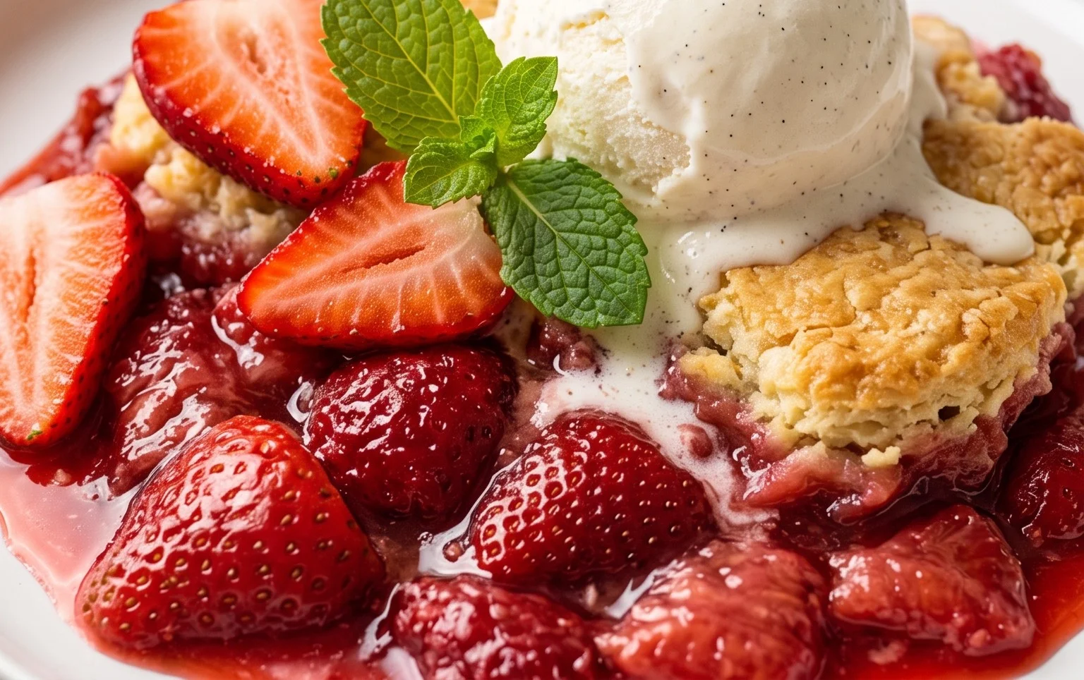 Strawberry Cobbler