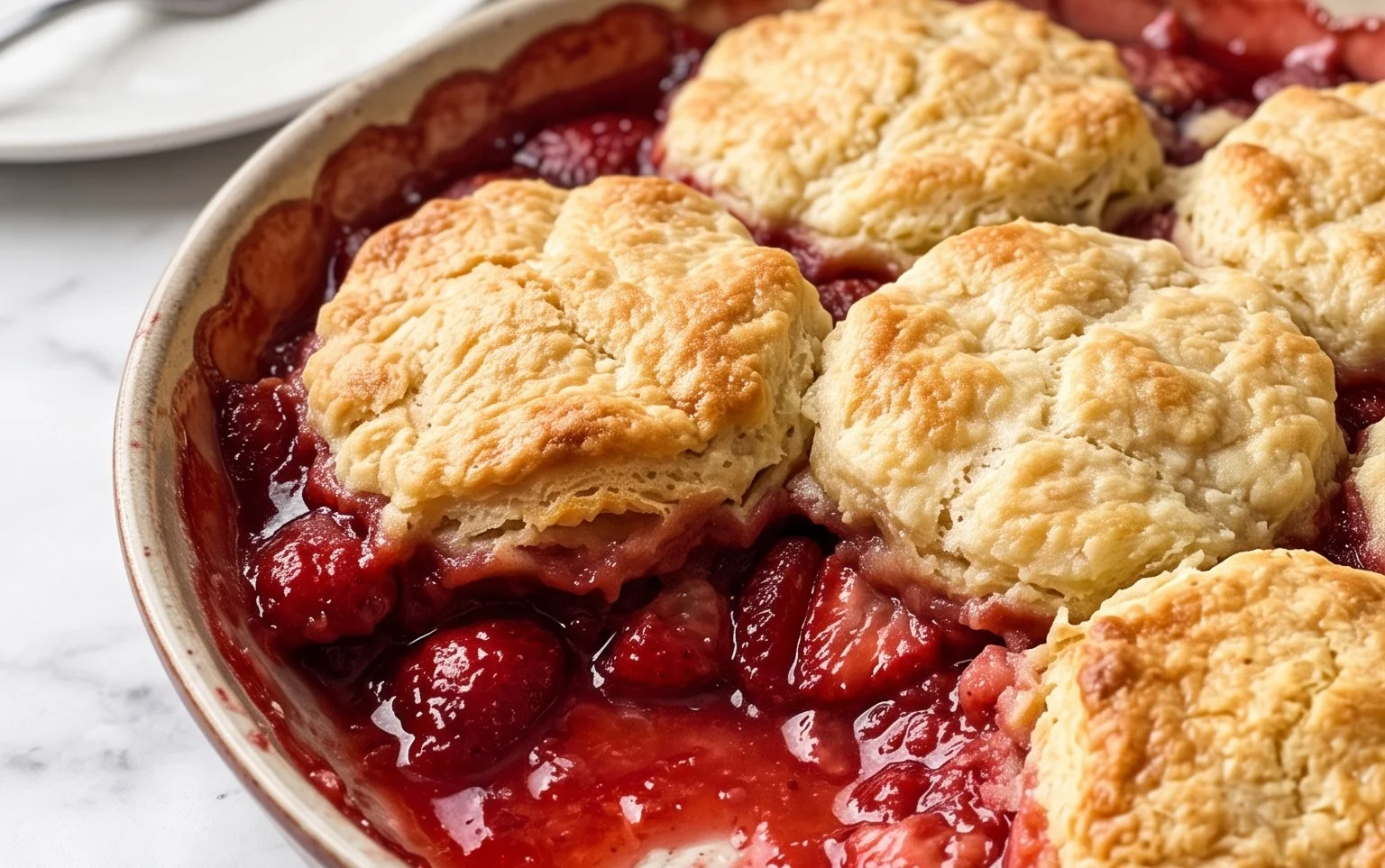 Strawberry Cobbler