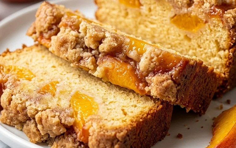 Peach Cobbler Pound Cake