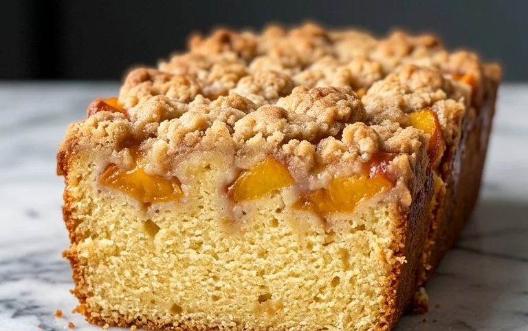 Peach Cobbler Pound Cake