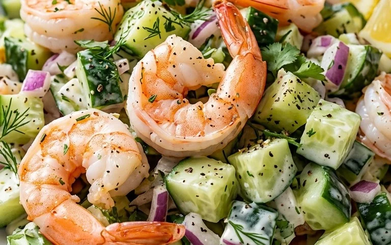 Cucumber Shrimp Salad